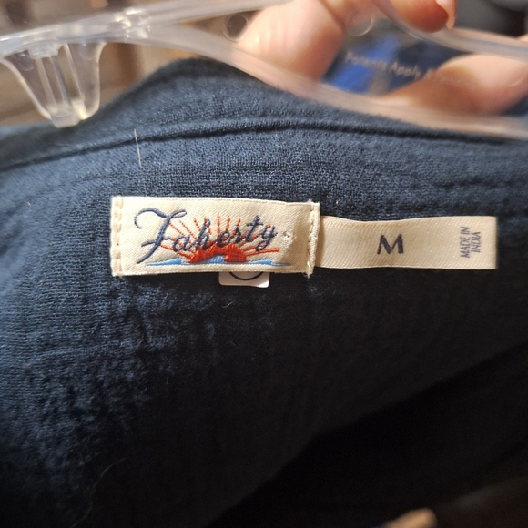 Faherty Dream Cotton Gauze Desmond Vacation Lightweight Size Medium - Picture 5 of 6